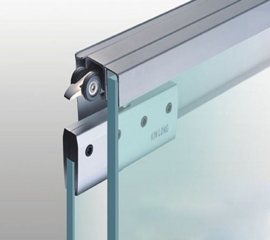 Cửa nhôm kính lùa ray treo